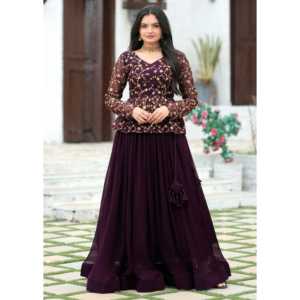 Ropa DE BODA Lehenga Choli elegante para damas de honor e invitados - Product Image 5