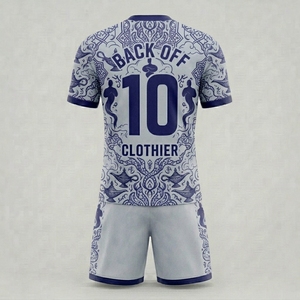 Sublimation Printing Breathable Construction For Clubs Soccer Uniform Schools High Quality Custom Team Kit Designed - Product Image 2