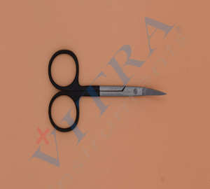 Ciseaux Wilmer 9,5 cm Super Cut avec anneau noir en acier inoxydable - Product Image 1