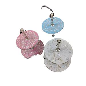 Support à gâteau en nacre de haute qualité, plateau à dessert sur mesure pour mariages de luxe, célébrations et coffrets cadeaux arabes - Product Image 2