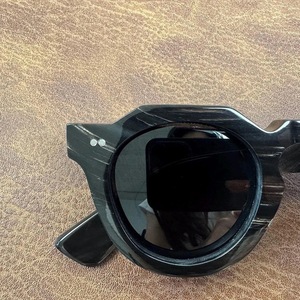 Nuevas Monturas de Gafas de Sol Ópticas de Cuerno de Búfalo Ecológicas y Naturales de ILAHI, Hechas a Mano, Modernas, Estilo Feng Shui, Forma Cuadrada, Love Angel - Product Image 2