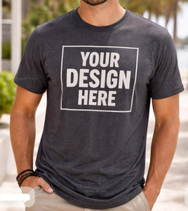 Custom Front Embossed <b>Silk</b> Screen Printed Cotton <b>Mens</b> T-<b>Shirt</b> Regular Fit Breathable High Quality Short Sleeve Casual Blank OEM - Product Image 1