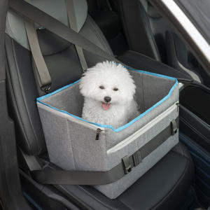 2024 heißer Verkauf Haustier Autos itz Booster wasserdicht Hund Autos itz Sicherheits stuhl Haustier Reise zubehör - Product Image 1