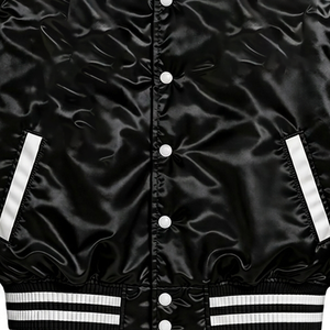 Custom ZPB Satin Bomber Varsity <b>Jacket</b> High Quality Breathable Eco-Friendly Lightweight Unisex Sorority Apparel OEM Manufacturer - Product Image 5