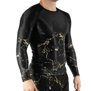 เสื้อรัดรูปแขนยาวสำหรับผู้ชาย สำหรับกีฬา MMA BJJ ยิวยิตสู แห้งเร็ว เหมาะสำหรับออกกำลังกาย ฟิตเนส ป้องกันรังสียูวี ใช้สำหรับว่ายน้ำได้ - Product Image 6