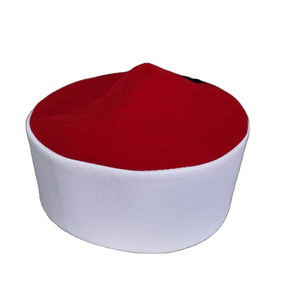 Gorro Egipcio de Calidad de Exportación, 100% Algodón Ecológico, Estampado en Relieve, Gorro de Oración Islámico Personalizado, Gorro Kufi para Hombre Musulmán, Tela de Malla - Product Image 1