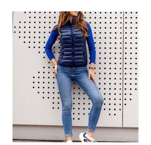 Pantalones de equitación acolchados de invierno para mujer, azul marino, cuello alto, manga larga, ropa ecuestre, poliéster/nailon, chaleco 2026 - Product Image 2