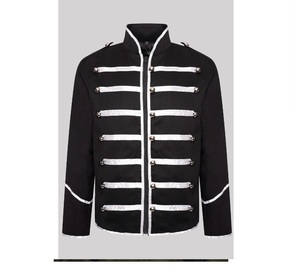 Uniforme de fanfare napoléonienne française en coton respirant pour hommes adultes, personnalisable en gros, pour défilés et cérémonies de performance - Product Image 4