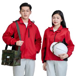 Veste imperméable coupe-vent respirante à séchage rapide FMF Vietnam en polyester/nylon unisexe rouge-noir thermique - Product Image 1