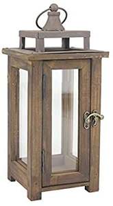 Farol de Vela de Madera y Metal Hecho a Mano, Ecológico, de Calidad Deluxe, Diseño Moderno y Personalizable, Decoración para Interiores del Hogar - Product Image 5