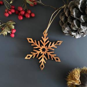 Ornements de Noël en rotin faits à la main, étoile, arbre, voiture, décorations suspendues, artisanat traditionnel d'intérieur, cadeau pour la décoration des fêtes - Product Image 2