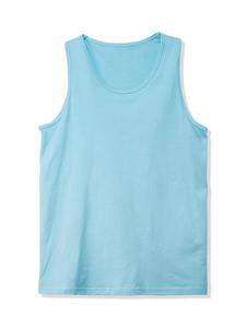 Débardeur uni sans manches pour homme en coton doux et respirant, idéal pour la gym, le fitness et l'entraînement, personnalisable avec logo, débardeur décontracté d'été, vente en gros - Product Image 5