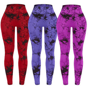 Leggings de yoga pour femmes avec logo personnalisé OEM, 250 GSM, polyester premium, élasthanne 88% polyester 12% élasthanne, coutures plates, vêtements de sport - Product Image 3