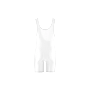 Débardeur de sport blanc uni pour homme, col rond, en spandex et polyester, respirant - Product Image 6
