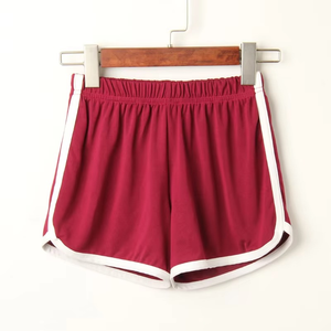 Shorts de sport pour femmes, personnalisés, effet galbant, couleurs acidulées, sexy, décontractés, amincissants, pour l'été, le yoga et l'entraînement, en tricot, lot de 2 pièces, motif uni - Product Image 3