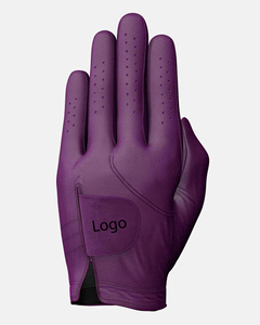 Guante de golf para mano derecha, verde, de cuero genuino, antideslizante, con cierre de tirar, deportivo, unisex - Product Image 4