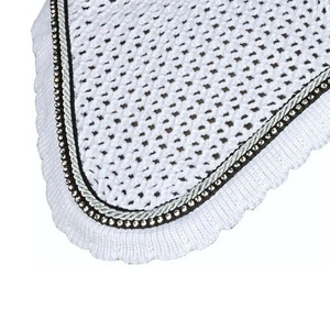 Voile anti-mouches pour chevaux, filet d'oreilles, bonnet en maille, bandage, logo personnalisé, couleur/taille, léger, haute qualité, protection extérieure, vente en gros - Product Image 4