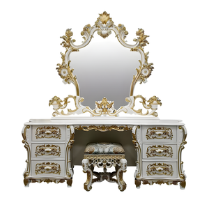 Cómoda de Lujo Estilo Francés para Sala de Estar, Muebles de Diseño Europeo Real de Madera Maciza, Soportes para TV Baratos al por Mayor - Product Image 1