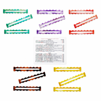 Cartes de lecture de scores de Mahjong américain en acrylique avec fenêtre de visualisation transparente pour les outils de suivi des scores NMJL