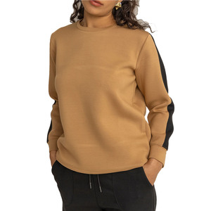 Casual Long Sleeve Drop Shoulder Round Neck Sweatshirts Letter Graphic Pullover Crop Sweatshirt for Women Breathable 2026 - Product Image 4