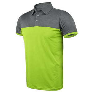 Polo de Manga Corta para Hombre, Talla Grande, Diseño Colorblock, Tejido de Punto, Informal, para Golf, Transpirable, de Secado Rápido, con Logotipo Personalizado - Product Image 4