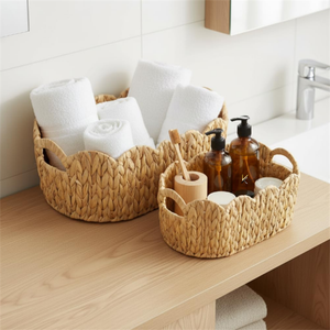 Cestas de Almacenamiento de Mimbre y Ratán Hechas a Mano, Ecológicas, Vintage, Personalizadas, Multiusos, para Regalos, Flores y Decoración del Hogar, Directo de Fábrica - Product Image 2