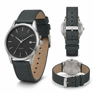 Bracelets de montre en cuir de qualité supérieure, boucle réglable, finition confortable pour le poignet, accessoire classique au quotidien - Product Image 1