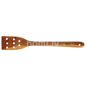 Espátula de Madera de Teca Natural Deka, Sostenible, Segura para Alimentos, Sin Pintura ni Barniz, Halal, Personalizada para Cocina - Product Image 4