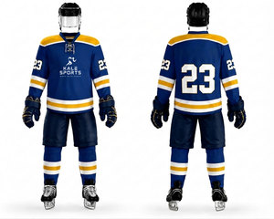 Nouvelle conception, personnalisez vos propres maillots de hockey sur glace, uniformes de hockey sur glace d'équipe de haute qualité professionnels - Product Image 1