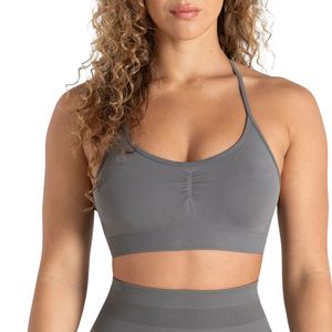 Women Seamless Scoop Neck Sports Bra Light Support Gym Yoga Workout Fitness Activewear Custom Logo Wholesale - Product Image 5