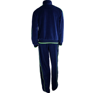 Survêtement unisexe respirant en velours à capuche imprimé avec logo personnalisé pour homme, idéal pour l'extérieur et le streetwear - Product Image 2