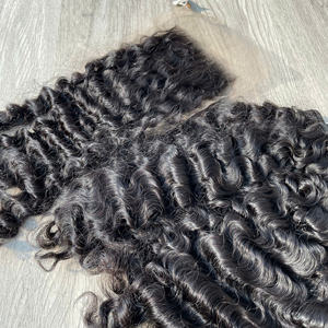 Birmano rizado 100% Raw Virgin Vietnamita Cabello humano Color natural Venta al por mayor Super Double Drawn Extensiones de cabello - Product Image 4