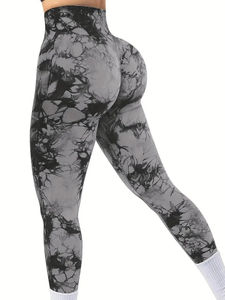 Leggings de sport pour femmes, taille haute, effet push-up, séchage rapide, avec ceinture élastique, pour la gym, le yoga et l'entraînement - Product Image 2
