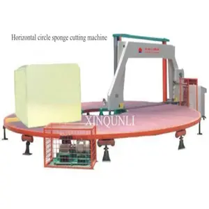 Multiple sponges cut at one time Horizontal circle Foam Cutting Machine for Mattress and Sofa Industry