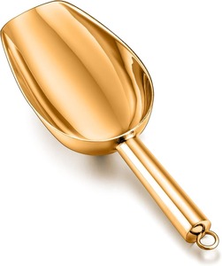 Cuillère à glace de luxe en acier inoxydable doré, outil de service de boissons haut de gamme pour cuisine, accessoire de bar commercial - Product Image 4