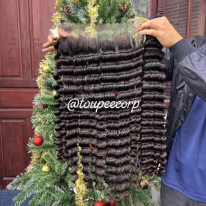 <b>Toupee</b> Corp Raw Vietnamese Hair Weft Silky Bone Straight Cuticle Aligned Factory Price Cut From 100% Real Unprocessed Hair - Product Image 2