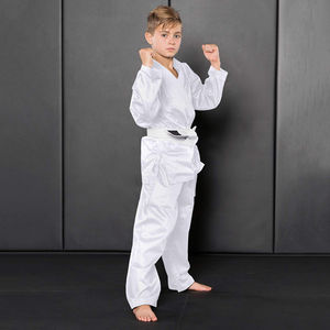Uniforme de Karate WKF de Alta Calidad para Niños, Kimono de Algodón-Poliéster Lavado, Colores y Tallas Personalizables, Fabricante de Renombre - Product Image 3
