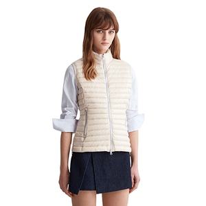 Chaquetas sin Mangas para Mujer, Estilo Urbano, de Alta Calidad, Nueva Colección de Invierno, Diseño Moderno con Cuello Liso y Bolsillos con Cremallera - Product Image 1