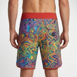 Shorts de Playa de Secado Rápido con Estampado Personalizado para Hombre, Shorts de Surf con Logotipo Personalizado - Product Image 3