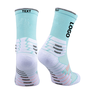 Chaussettes de compression unisexes en coton noir et blanc, confortables, antidérapantes, pour le football et le sport, pour hommes - Grande Vente - Product Image 2