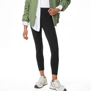 Leggings Capri pour femmes à taille haute, nouvelle conception, pour la gym, la course à pied / Leggings Capri pour femmes, nouvelle mode, couleur unie, respirants - Product Image 1