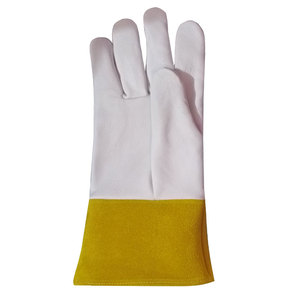 Expert MIG TIG Custom Leather Welding Gloves Heat Resistant Reinforced Palm Safety Gear Bags & Cases LWG-0029 - Product Image 1