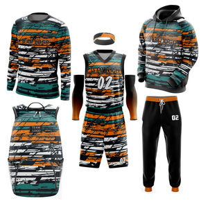 Maillots de basketball personnalisés pour hommes, protection UV, respirants, pour l'été, ensemble athlétique et t-shirts – Vente chaude - Product Image 5