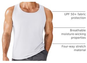 Trendy Activewear Men’s Tank Top Gym Vest Sleeveless Workout Shirt Fitness <b>Running</b> <b>Singlet</b> Stretch Sportswear for Bodybuilding - Product Image 2