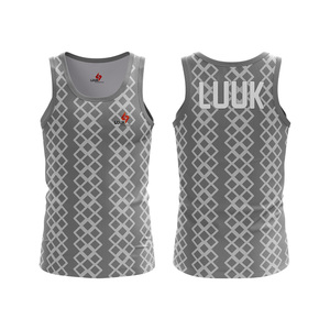 Débardeur décontracté pour homme 100% coton, logo personnalisé sur le devant, écologique, séchage rapide, respirant, design imprimé numérique - Product Image 1