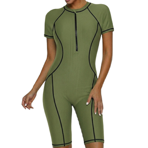 Traje de Baño de Una Pieza para Mujer, de Nailon y Elastano, Secado Rápido, UPF50+, Sin Espalda, Sin Mangas, para Playa - Product Image 3