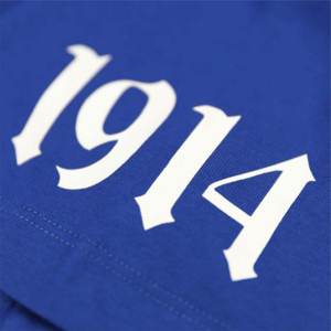 Camiseta de Manga Corta para Hombre, Marca Sigma, con Bordado de Letras Grandes, Color Azul Rey, Ecológica, Transpirable, Anti-Pilling, Informal, de Algodón Jersey - Product Image 4