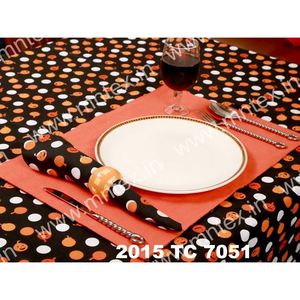 Couverture de table en forme de rectangle en coton lavable tissé imprimé teint en fil fabriqué en Inde modèle MNT pour la maison Restaurant Hôtel Événements - Product Image 1