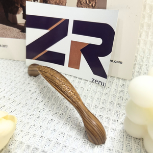 ZERUN 现代木纹塑料家具拉手 橱柜拉手 耐用抽屉拉手 适用于衣柜门 - Product Image 3