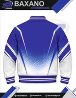 Veste universitaire en satin ombré pour femmes de la sororité Zeta Phi Beta, avec lettres grecques brodées, manches longues, col rabattu, veste en satin côtelé